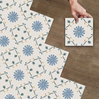 Low-gloss vinyl floor PVC peel and stick vinyl floor with square edge