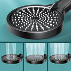 Contemporary Round Shower Head Pure Color Hand Shower