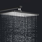 Modern Showerhead Rainfall Fixed Showerhead Square Rainfall Handheld Showerhead