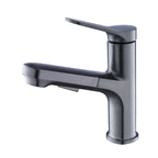 Vessel Sink Faucet Modern Pull-Out Bathroom Faucet with One Lever Handle