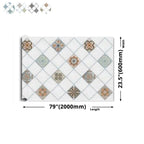 Rectangular Peel & Stick Tile PVC Single Tile for Kitchen and Bathroom