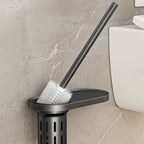 Modern bathroom accessory set Bathroom shelf Towel bar gray bathroom accessory set