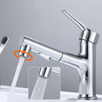 Modern Sink Faucet Uniform Color Metal Sink Bathroom Faucet