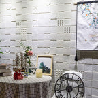 Home Interior Wall Panel 3D Printed Brick Peel and Stick Wall Covering