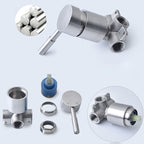 Stainless Steel Shower Combination Round Fixed Shower Head with Shower Arm