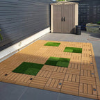 Classic square terrace tiles solid color composite tiles for outdoor use