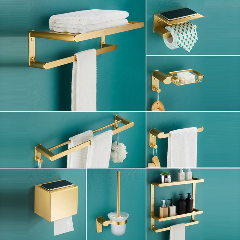 Traditional Bathroom Accessory Hardware Set Gold Bathroom Accessory Set