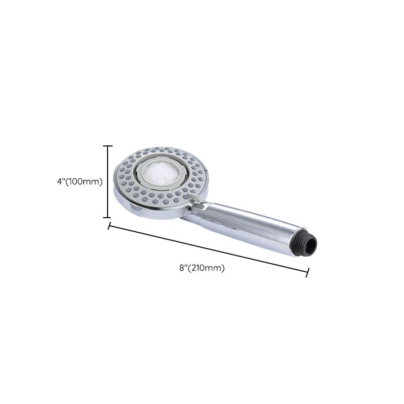 Modern Showerhead Adjustable Spray Pattern Round Showerhead