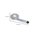 Modern Showerhead Adjustable Spray Pattern Round Showerhead