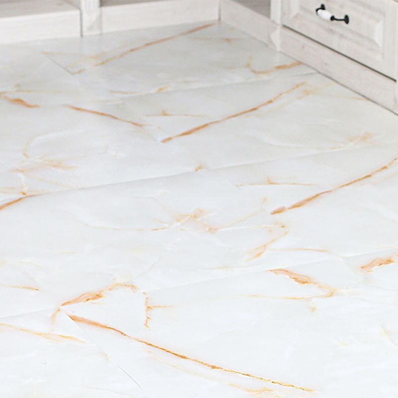 Square Peel & Stick Vinyl Flooring Stone Design PVC Flooring for the Living Room