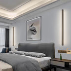 Minimalistic linear wall light LED atmospheric lighting