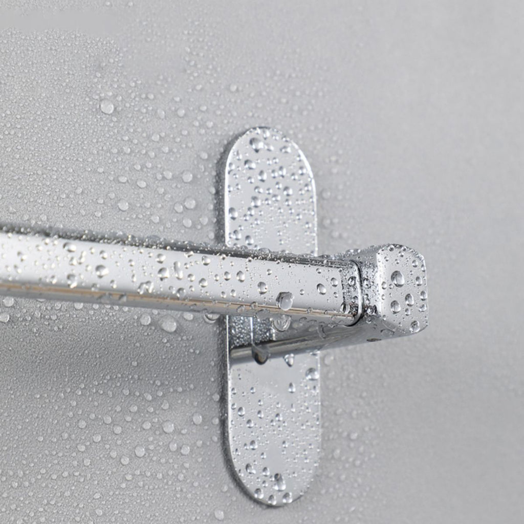 2-Piece Stainless Steel Slip Resistant Modern Chrome Bathroom Hardware Set