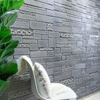 Modern Wall Covering Peel and Stick Brick 3D Print Waterproof Wall Panel