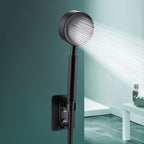 Contemporary shower combination hand shower with round shape