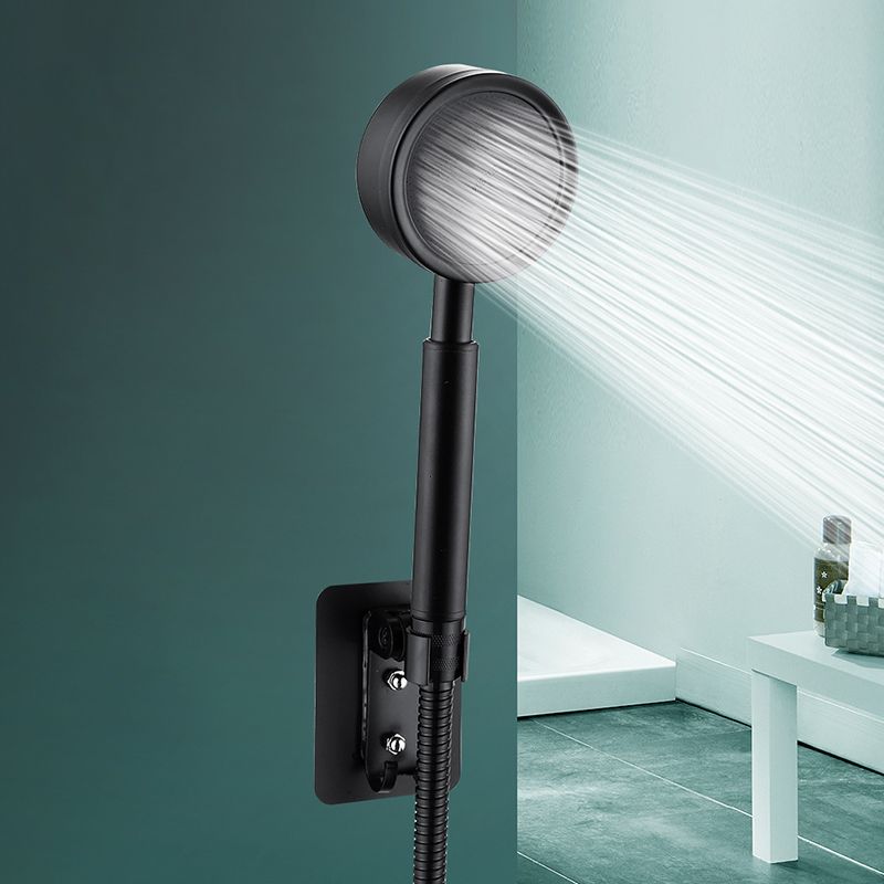 Contemporary shower combination hand shower with round shape
