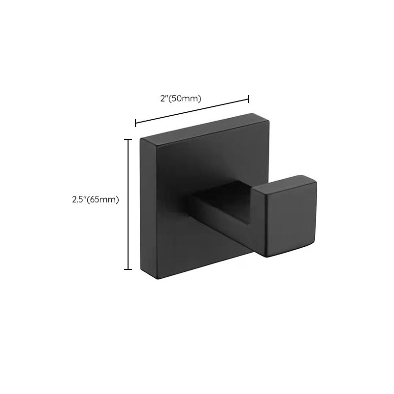 Stainless Steel Bathroom Fittings Modern Style Simple Bathroom Fitting Set