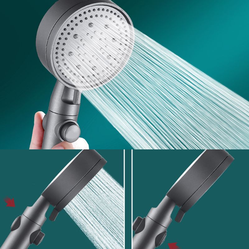 Contemporary Round Hand Shower Adjustable Spray Pattern Wall Mounted Shower Head