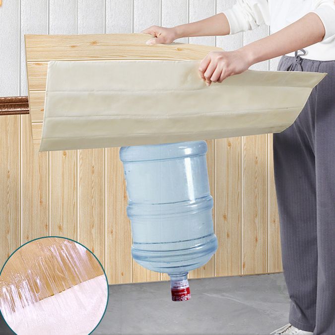 Modern Pearl Wall Trim Wood Grain Wall Access Panel Self-Adhesive Wall Tiles
