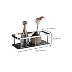 Modern Bathroom Element Set Paper Holder Gray Towel Bar Bathroom Accessory Set