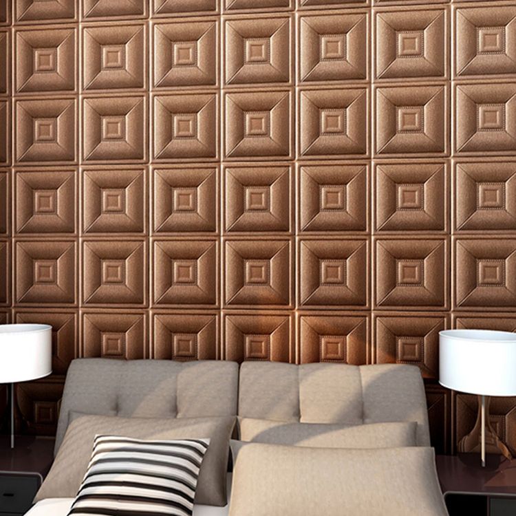 Glam Cord Access Panel PVC Self-Adhesive 3D Embossing Waterproof Wall Panel