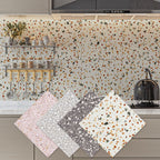 Contemporary plastic wallpaper Square shape wallpaper with waterproof
