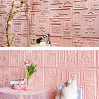 Interior Wall Cladding 3D Print Peel and Stick Waterproof Wall Panel