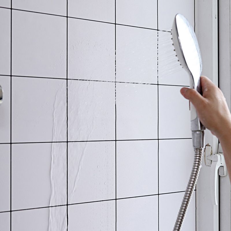 Grid Mosaic Peel & Stick Tile Scratch-resistant Wallpaper for Backsplash