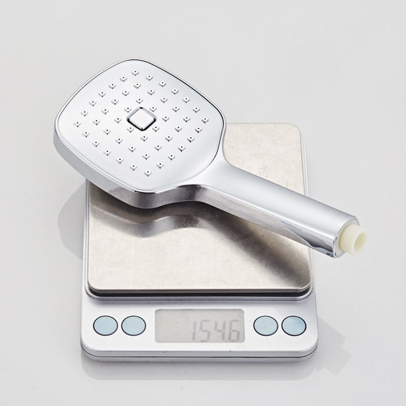 Square Handheld Shower Head Modern Wall Mounted Handheld Shower Head
