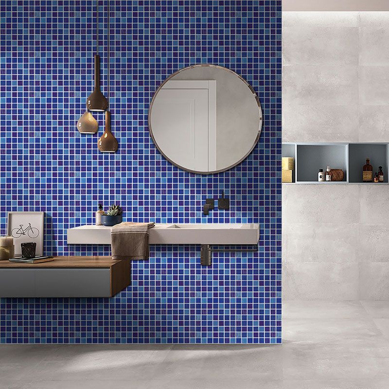 Peel and Stick Mosaic Tile Waterproof Square Peel and Stick Tile for the Kitchen 20-Pack