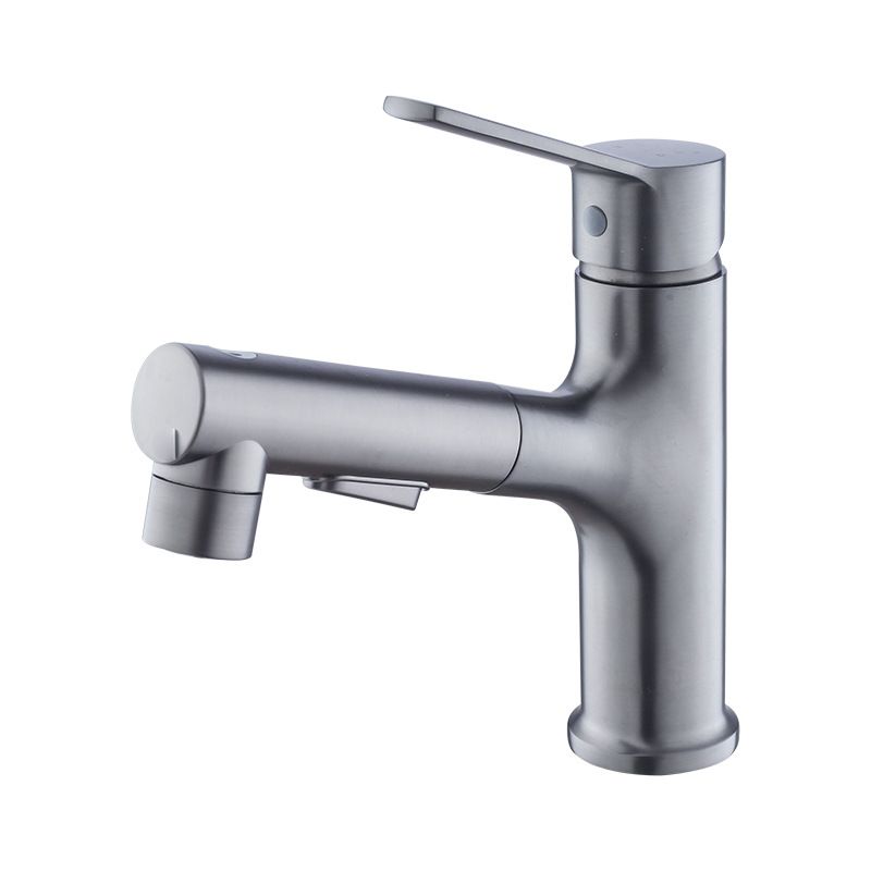 Modern Basin Faucet Solid Copper Centered Sink Faucet for Bathroom