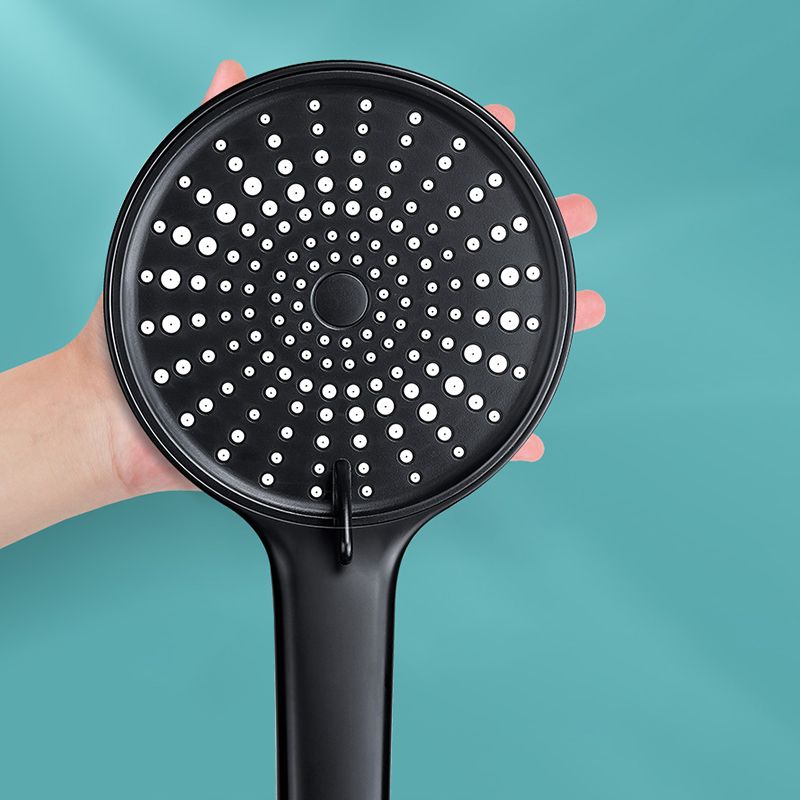 Contemporary Round Shower Head Pure Color Handheld Shower