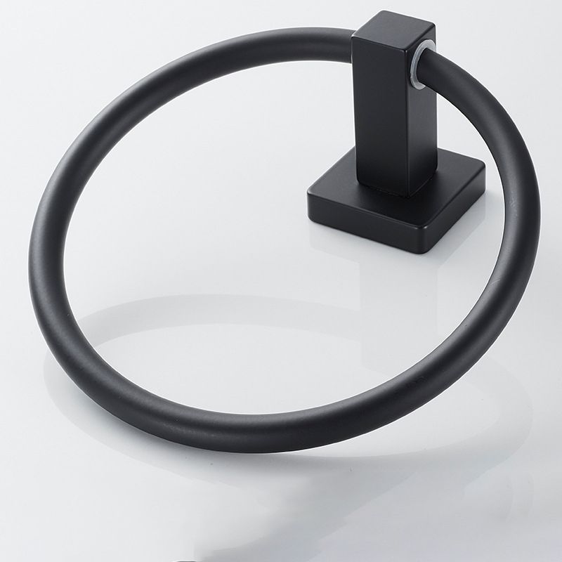 Traditional Bathroom Accessories Set Black Towel Ring Bathroom Shelf Bathroom Accessories Set