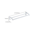 Modern Bathroom Accessory Set Towel Bar Bathroom Shelf White Bathroom Accessory Set