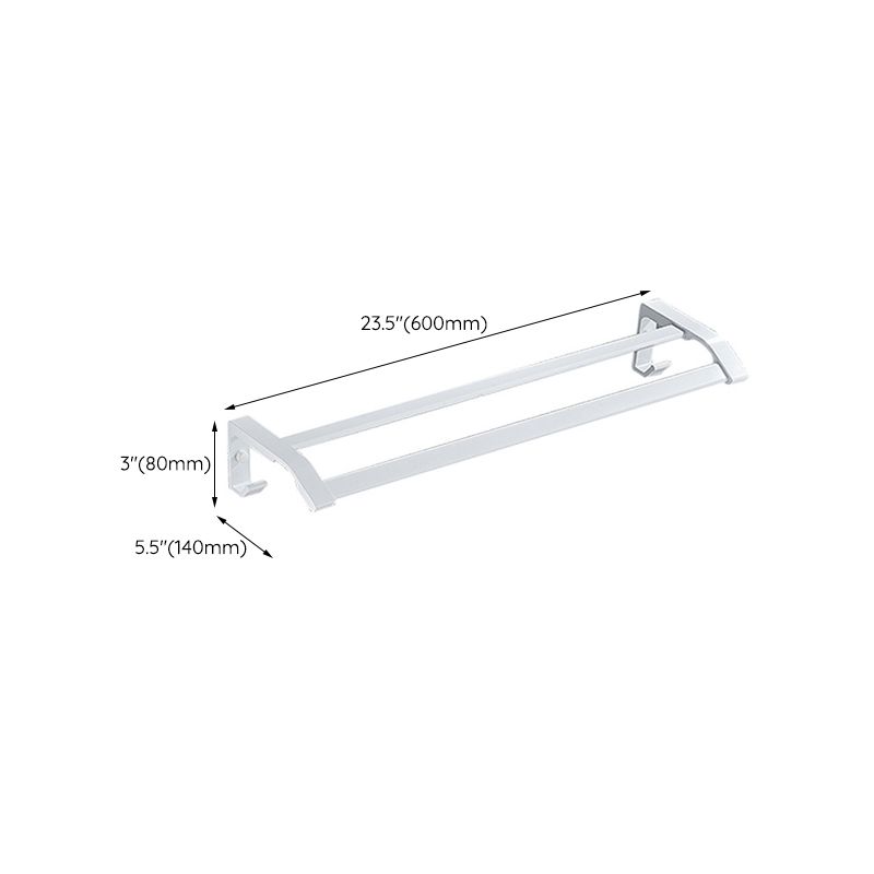 Modern Bathroom Accessory Set Towel Bar Bathroom Shelf White Bathroom Accessory Set