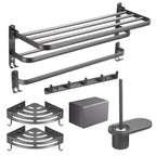 Modern Bathroom Fixture Set Towel Bar Gray Bathroom Shelf Bathroom Set