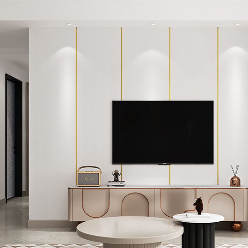 Classic simple wall covering for peeling off and attaching, stain-resistant for the living room
