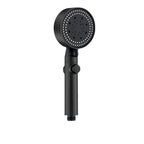 5 setting patterns shower head plastic round handheld shower head