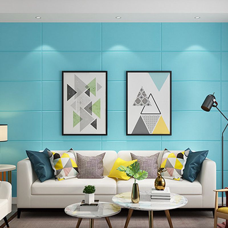 Colorful 3D-embossed wall panel Waterproof artificial stone wall tile