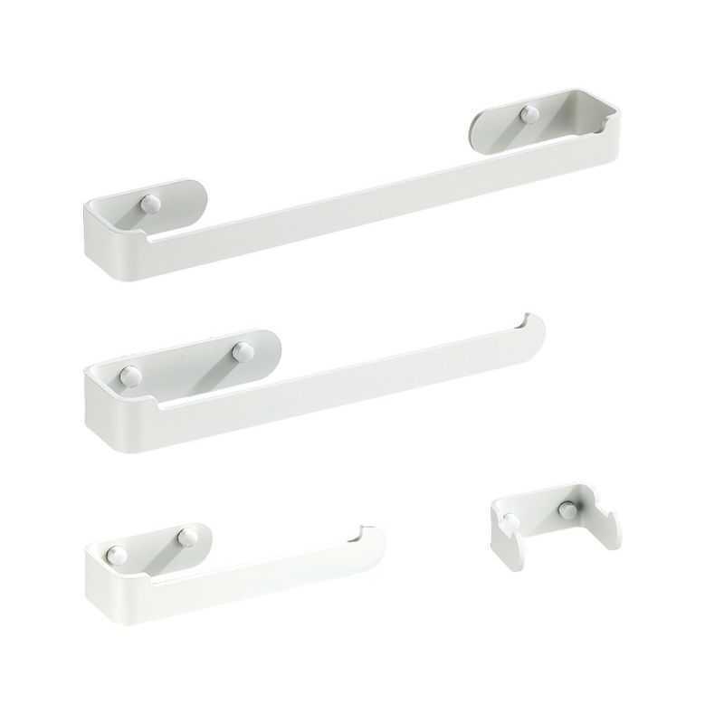 Aluminum Alloy Bathroom Set 4-Piece Modern Style Bathroom Hardware Set