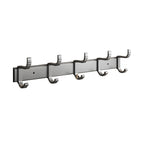 Gray Aluminum Bathroom Accessory Set Contemporary Bathroom Shelf