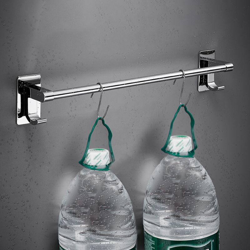 Polished Chrome Bathroom Accessory Set Modern Bathroom Shelf Stainless Steel