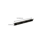Modern Bathroom Set Matte Black Bathroom Shelf Towel Rack Bathroom Accessories Set