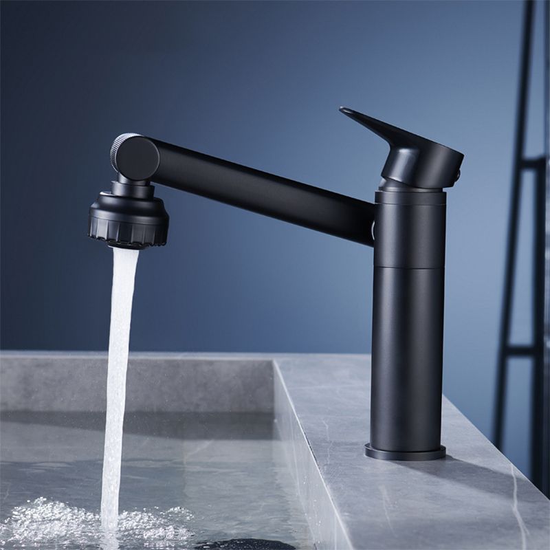 Modern Copper Low Arc Centerset Faucets Bathroom Sink Faucet