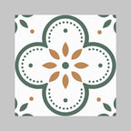 Peel and Stick PVC Flooring Matte Vinyl Flooring with Floral Pattern