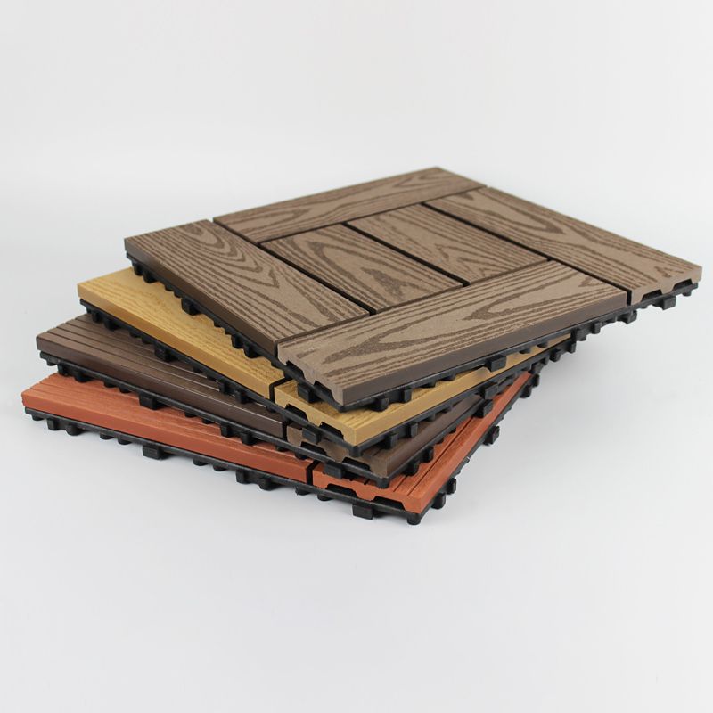 Deck Plank Loose Lay Manufactured Wood Panels Patio Tiles Outdoor Flooring