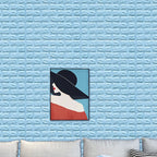 Modern Wall Shelf 3D Brick Bedroom and Living Room Wall Panels