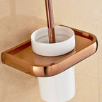 5-piece Vintage Bathroom Accessory Set Brass Bathroom Fittings Set