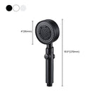 Contemporary Hand Shower Plastic Round Hand Shower with Self-Cleaning