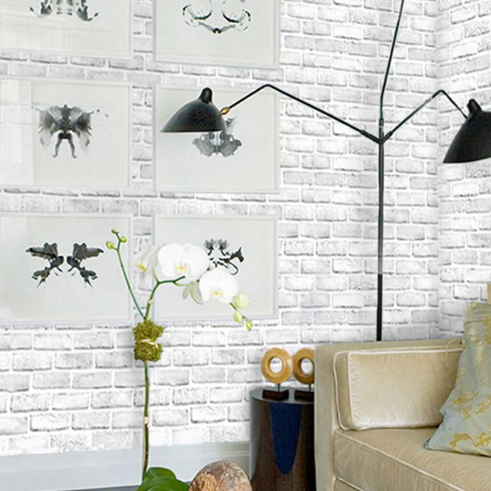 Country House Waterproof Wall Panels Wood Grain Bedroom and Living Room Wall Panels