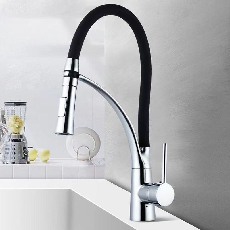 Modern 1-Hand Faucets Copper Touchless with Water Dispenser Standard Kitchen Faucet